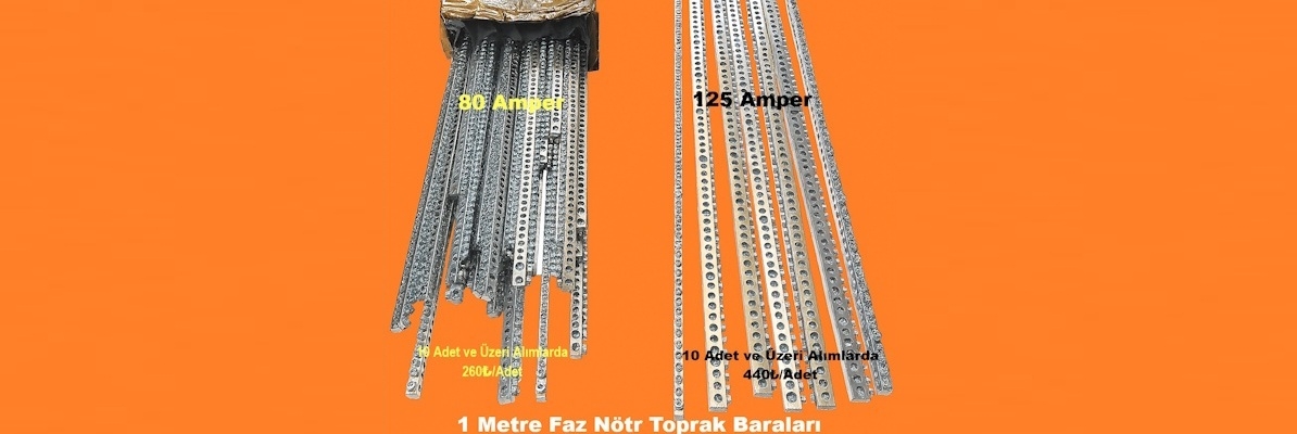 1 metre Nötr toprak faz baraları Kampanya